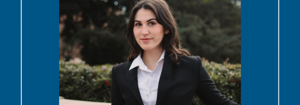 Young woman wearing a business jacket