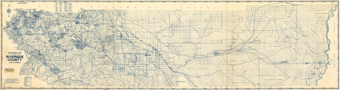 Map of Riverside County