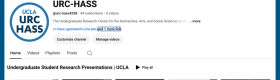 Screenshot of a Youtube channel